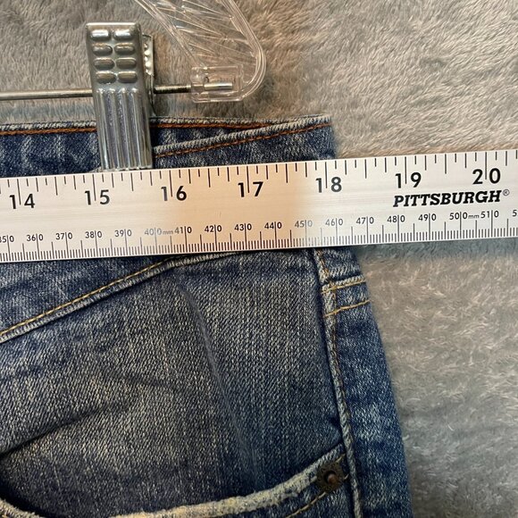 Signature Levis Women Stretch Low Rise Bootcut Dirty Wash Denim Jean 16W Plus - Picture 9 of 14